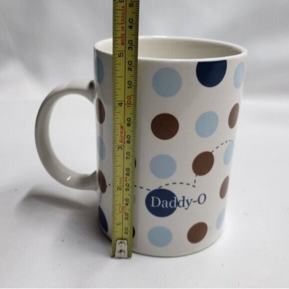 Vintage Starbucks Daddy O Gone Fishing Mug Polka Dots 16 Ounce 2004 - Picture 9 of 11
